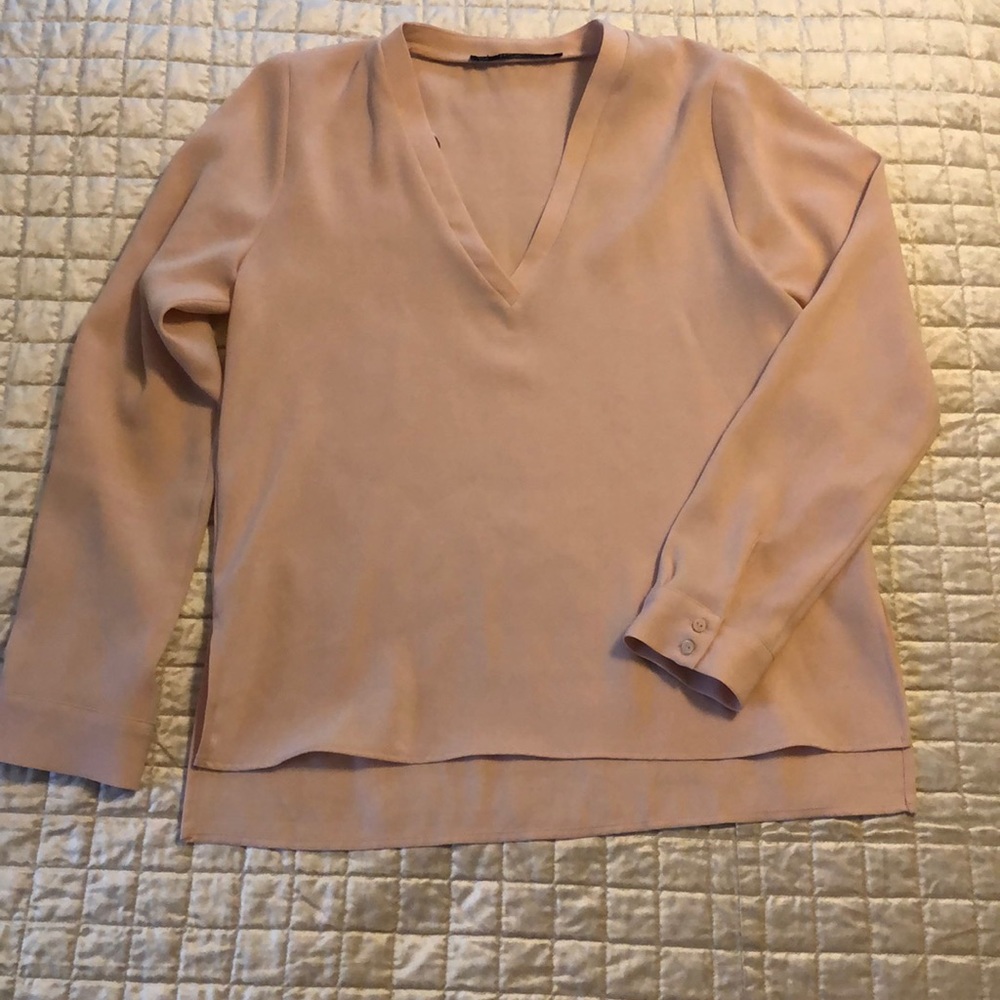 Blush blouse from Zara. Size S